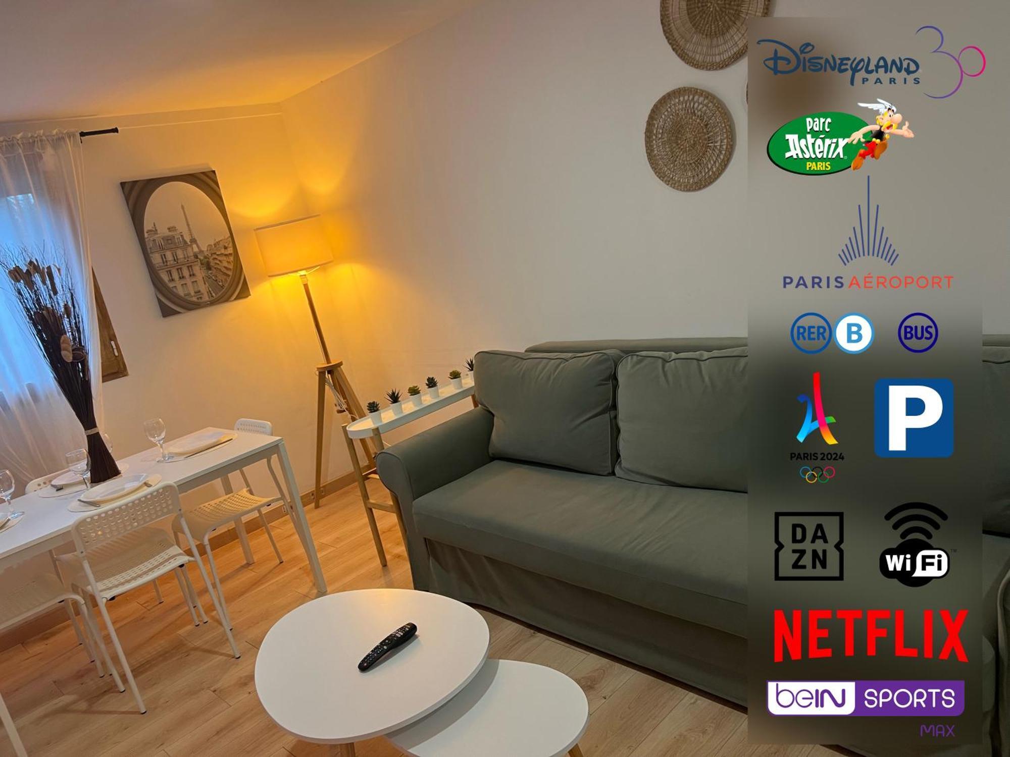 Appartement Pres De Paris, Disney & Cdg Tremblay-en-France Ngoại thất bức ảnh